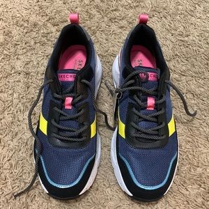 COPY - Women’s Sketchers memory foam multi color athletic sneakers size 8.5